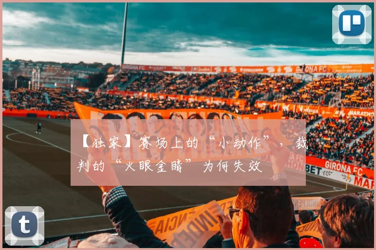 【独家】赛场上的“小动作”，裁判的“火眼金睛”为何失效
