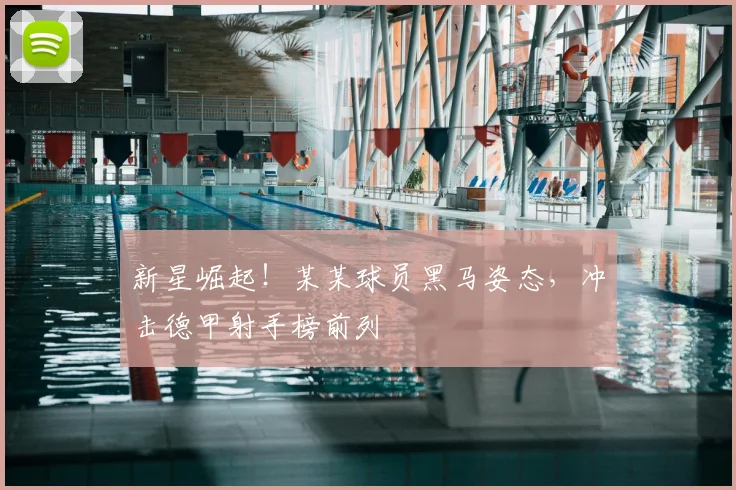 新星崛起！某某球员黑马姿态，冲击德甲射手榜前列